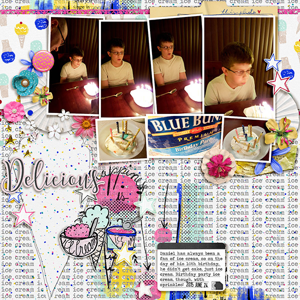 Delicious - January 6: Shape cut out of element