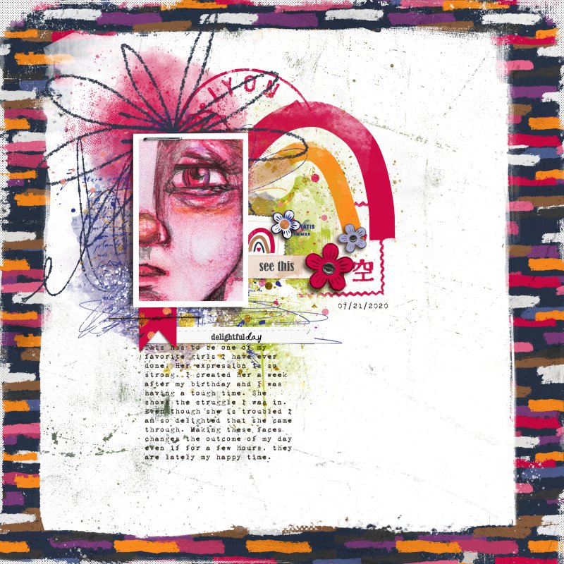 Delightful Day - FF 08/07 BYOC - JOURNALING CHALLENGE