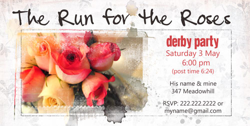 Derby Party Invite