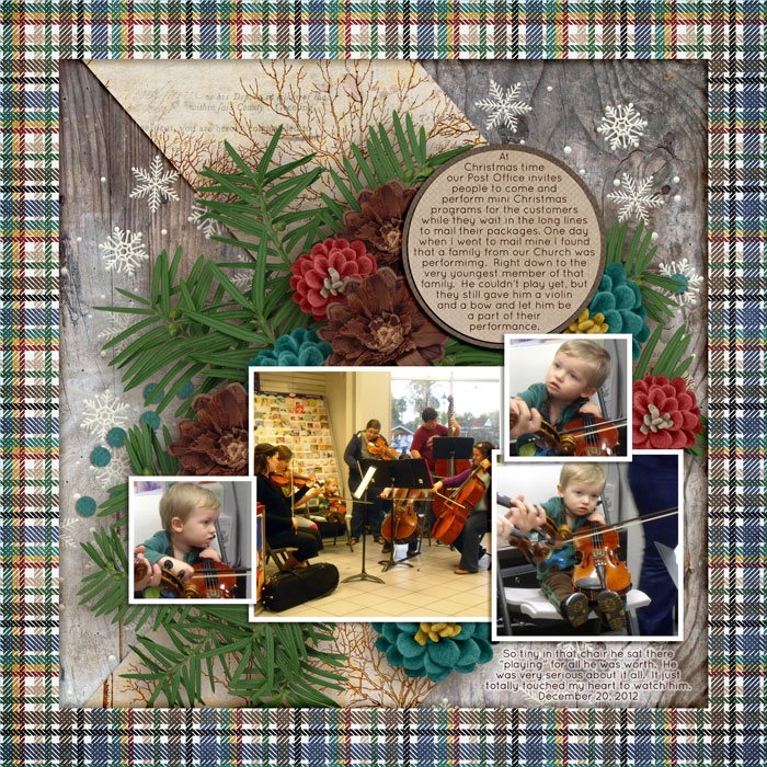 DESIGNER CHALLENGE - FIDDLE-DEE-DEE - CHRISTMAS AT THE POST OFFICE
