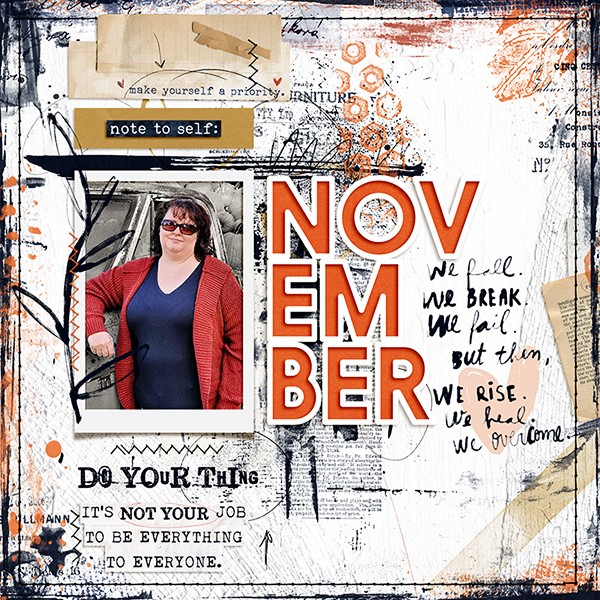 Designer November Template Challenge: Little Butterfly Wings