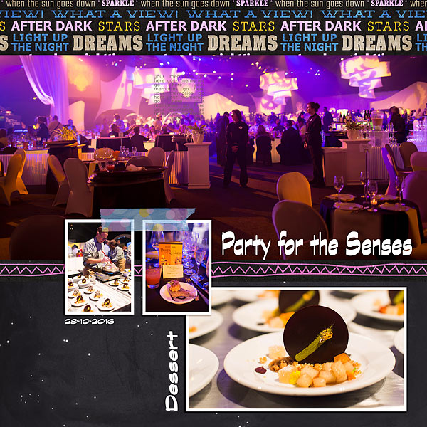 Dessert at Party for the Senses