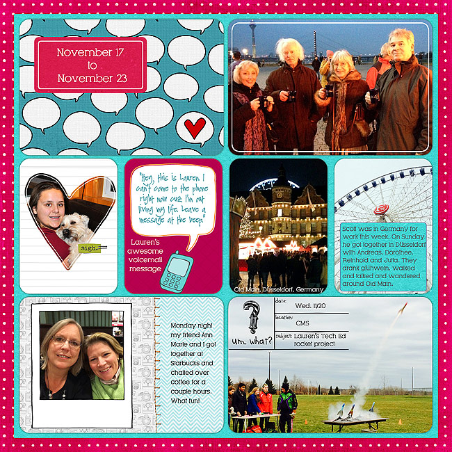 Digi Project Life | Week 47 (Left)
