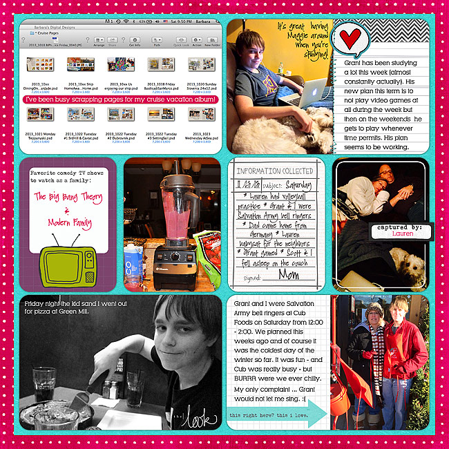 Digi Project Life | Week 47 (Right)