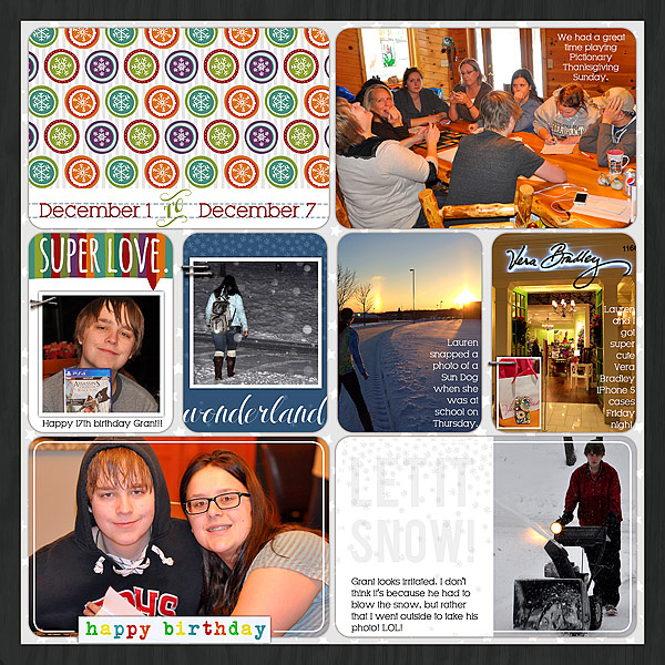 Digi Project Life | Week 49 (LEFT)
