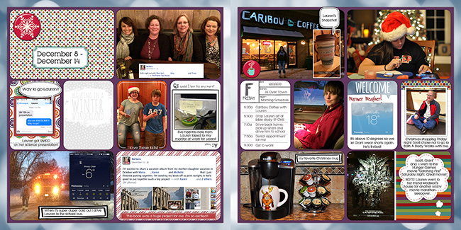Digi Project Life | Week 50 (24x12)