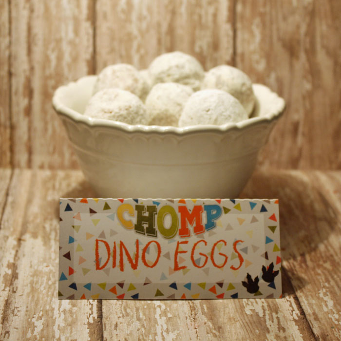 Dino Food Tag
