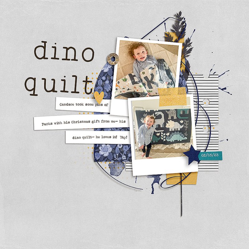 Dino Quilt for FF Feb 17