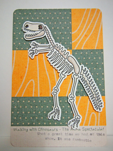 Dinosaur Project Life Card
