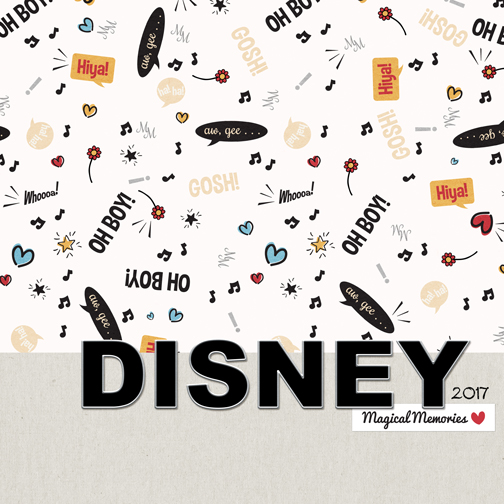 Disney 2017 title (MOC 2017-29)