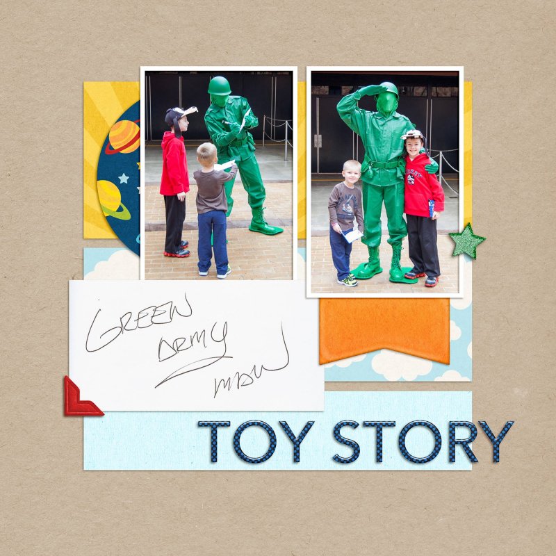 Disney Characters: Green Army Man