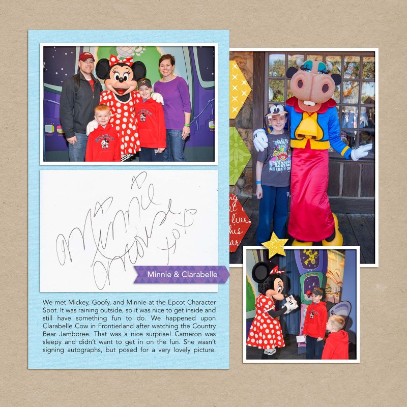 Disney Characters: Minnie & Clarabelle