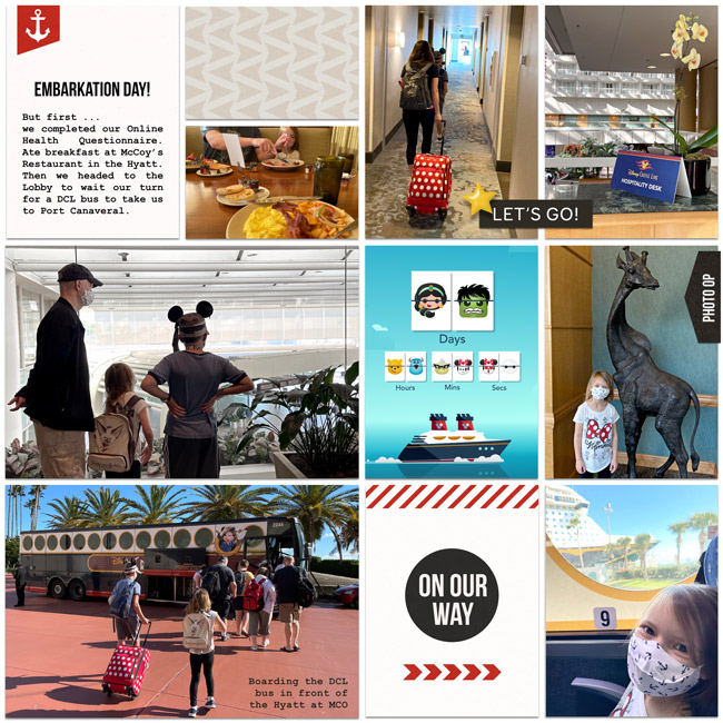 Disney Cruise: Embarkation Day (left)