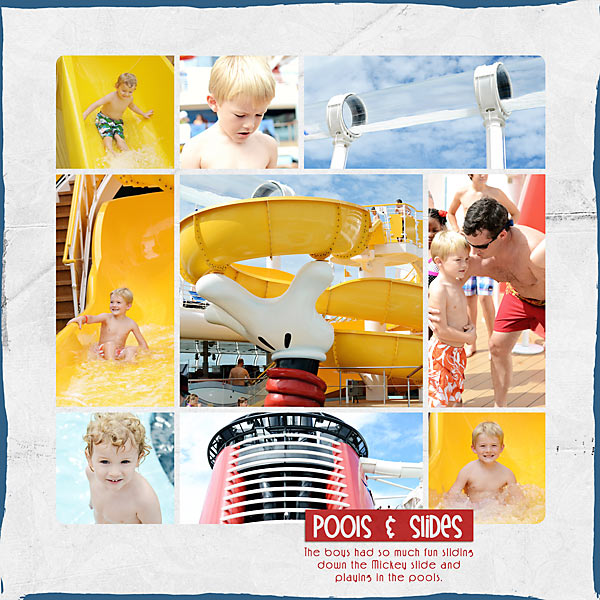 Disney Cruise Pools and Slides