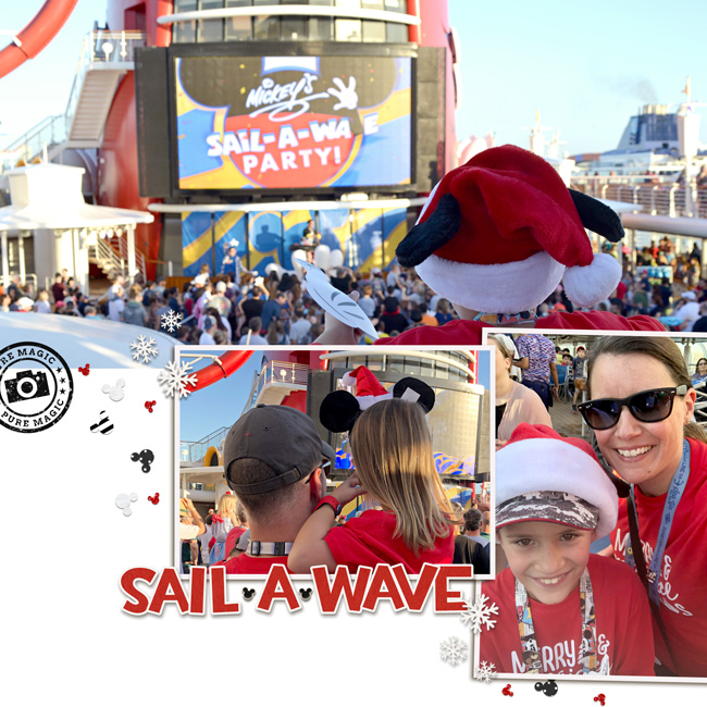 Disney Cruise: Very Merrytime Sail-A-Wave