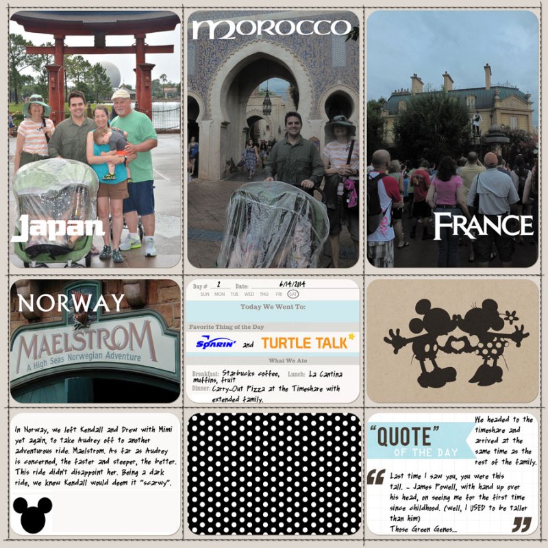 Disney Epcot Japan France Norway