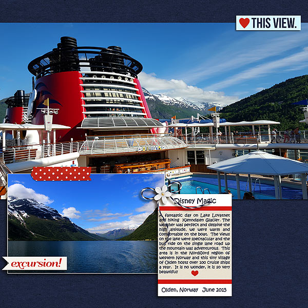 Disney Magic cruise to Olden, Norway