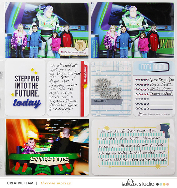 Disney Project Life Album – Tomorrowland Meeting Buzz Lightyear