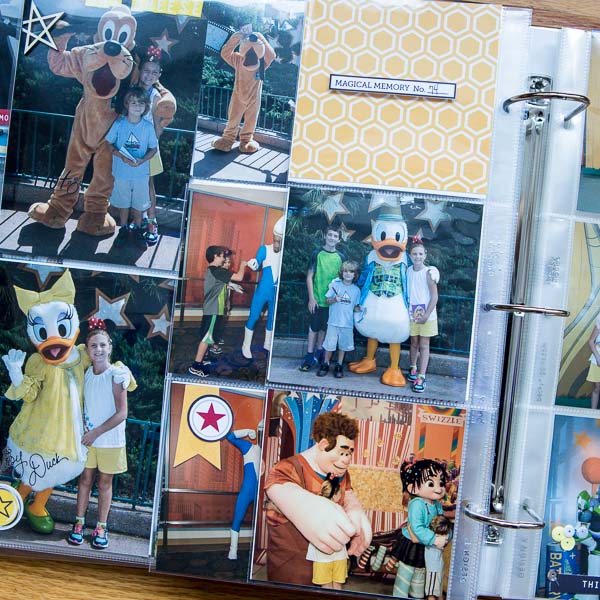 disney project spread 8 insert pages