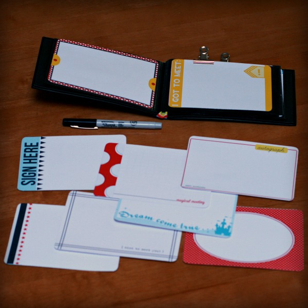 disneyland autograph book