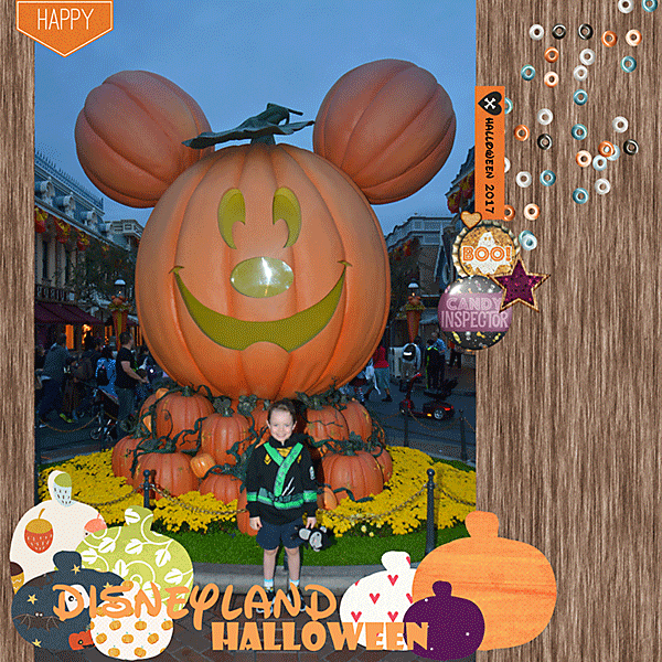 Disneyland Halloween - Speed Scrap Jan 27