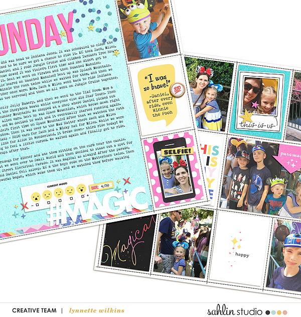 disneyland - sunday spread