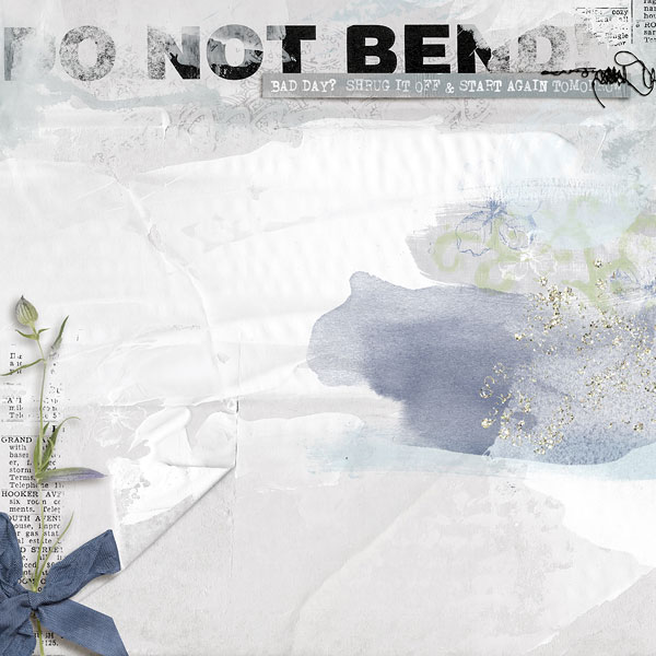 DO NOT BEND!