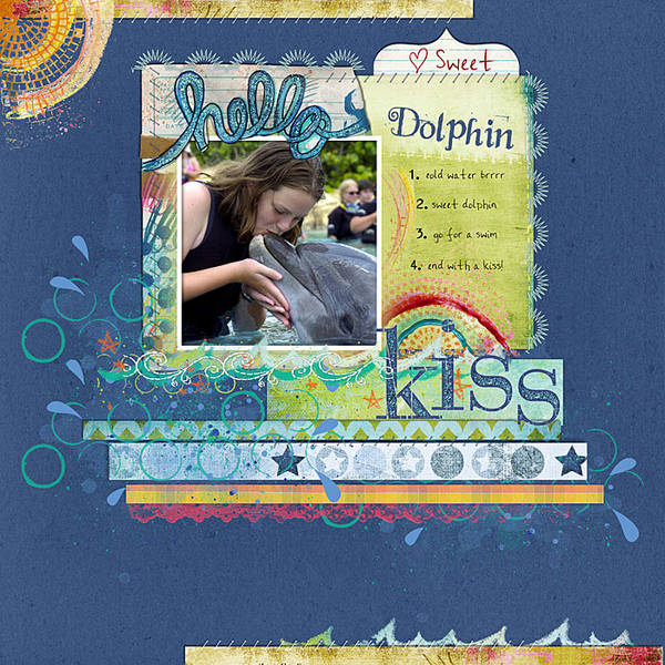Dolphin kiss