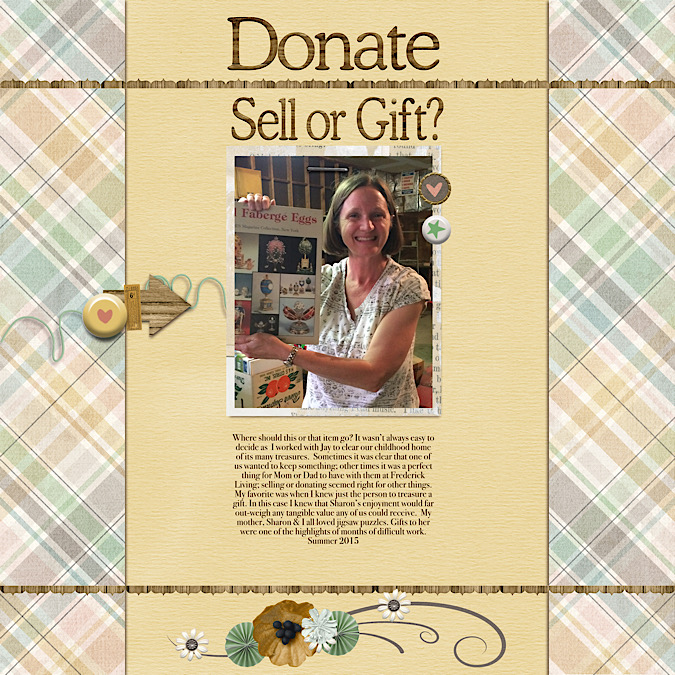 Donate, Sell, or Gift