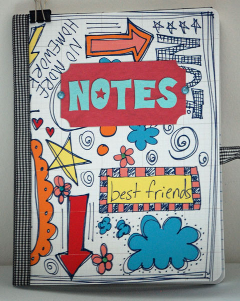 Doodled Composition Note Book