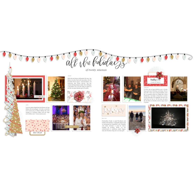 Double page All the holidays