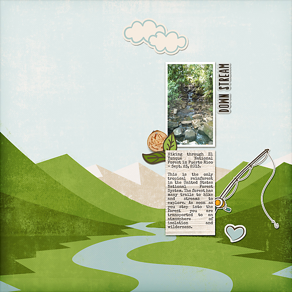 down stream
