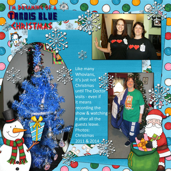 Dreaming of a TARDIS Blue Christmas