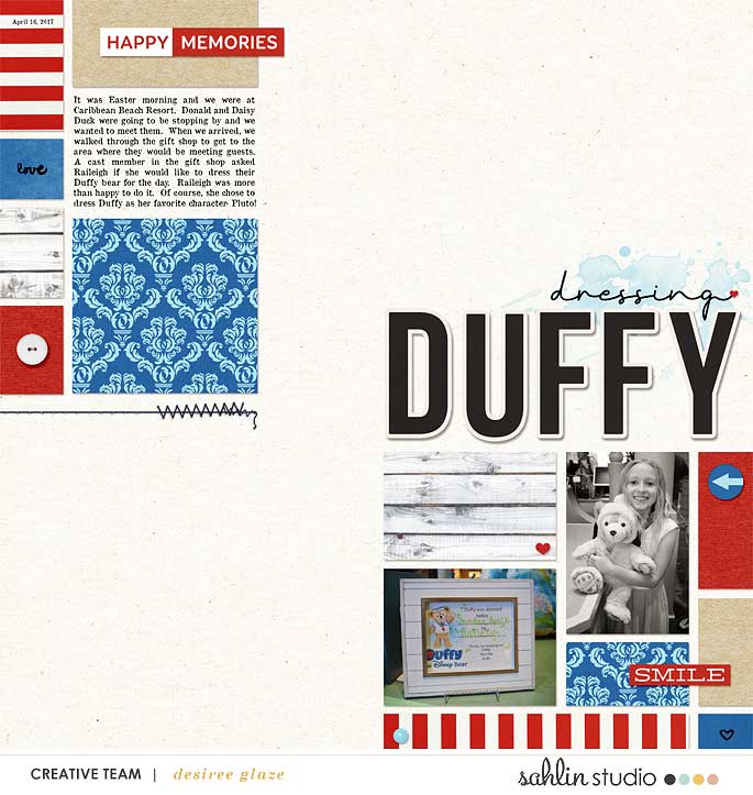 Dressing Duffy- April 2017