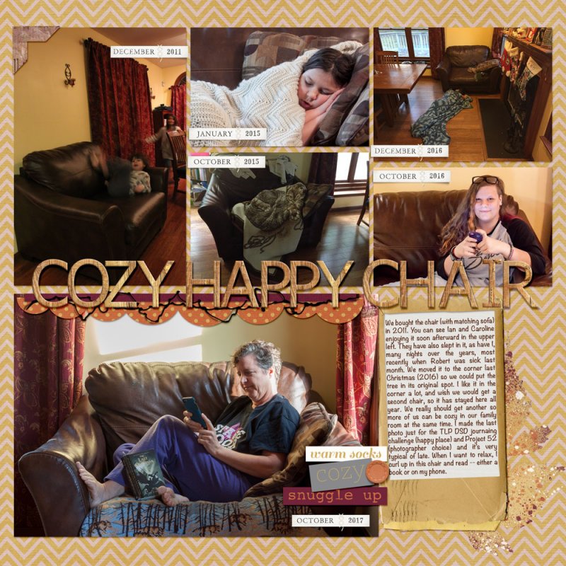 DSD journaling - COZY HAPPY CHAIR