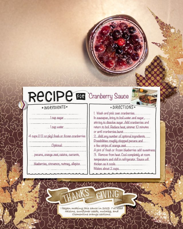 DSD Technique Challenge (Lines) - Cranberry Sauce
