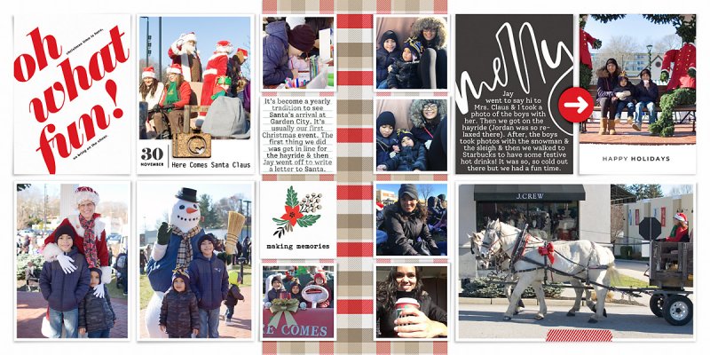 DYD Spread 01 Santa's Arrival