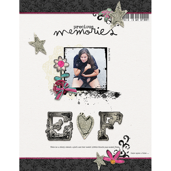 E loves F