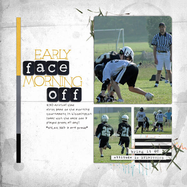 Early Morning Face Off