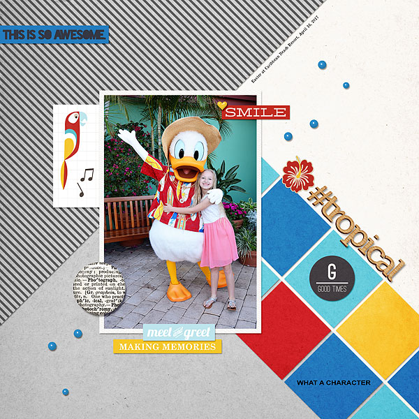 Easter 2017- Meeting Donald Duck