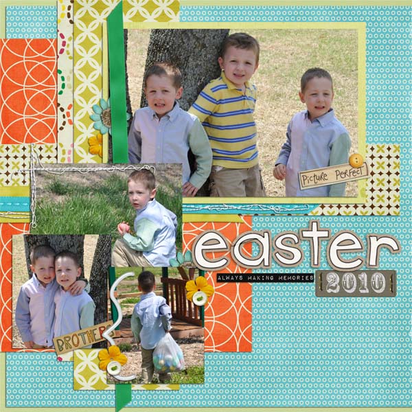 easter double page