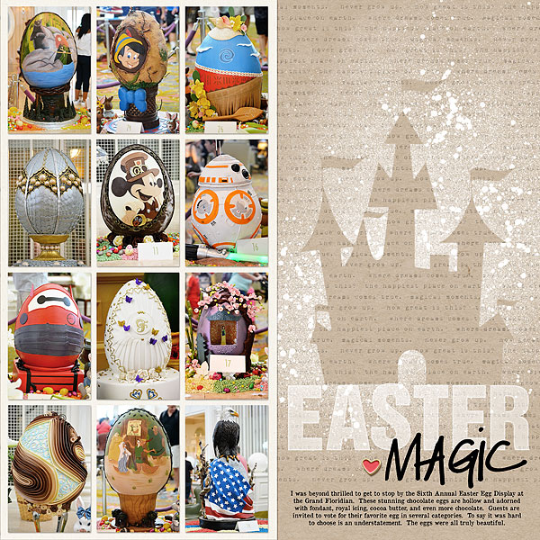Easter Egg Display at the Grand Floridian
