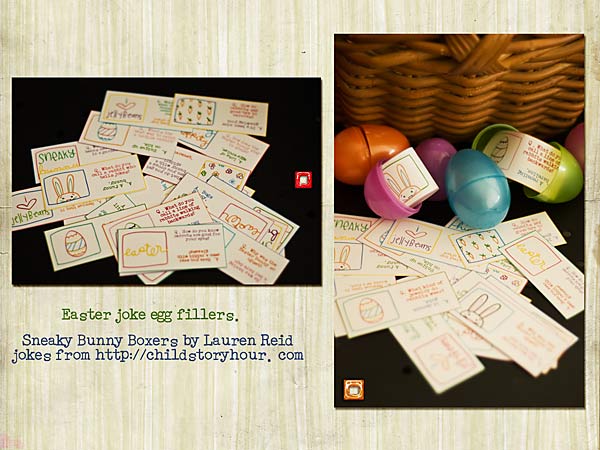 Easter joke egg fillers