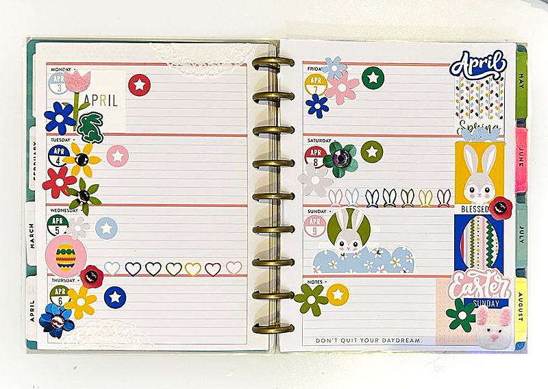 EASTER PLANNER SPREAD