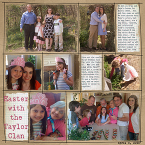 Easter with the Taylor Clan- 2010