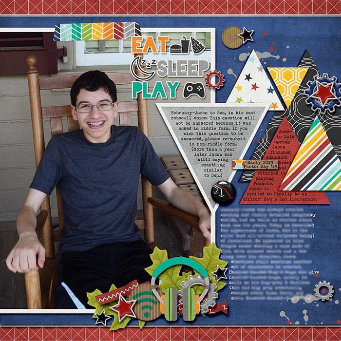 Eat, Sleep, Play--DSD Template Challenge