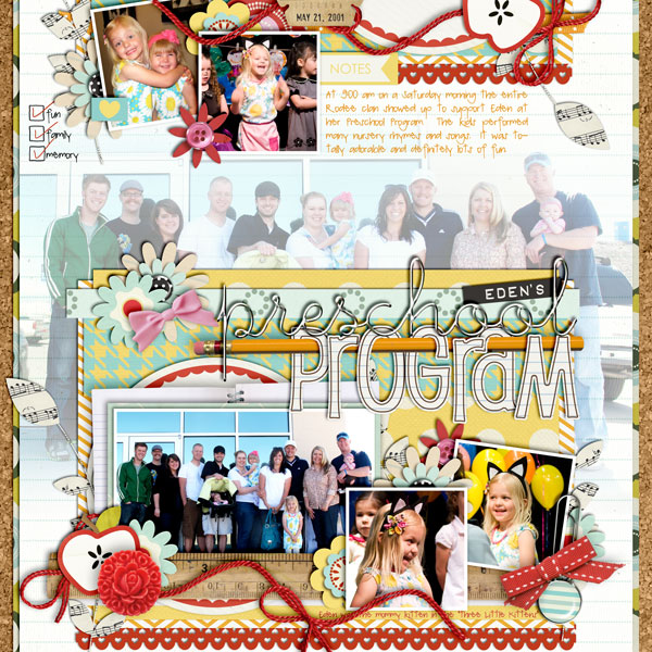 Eden's Preschool Program