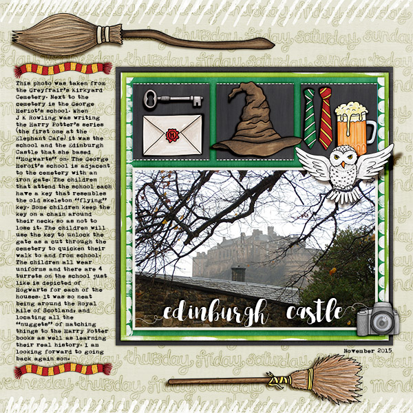 Edinburgh Castle [ScrapLikeBerniek- kh aug blogchall]