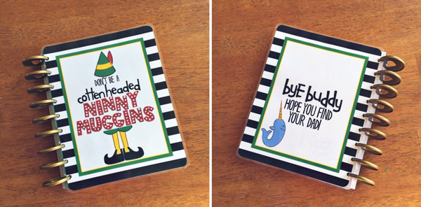"Elf" Themed Planner Covers