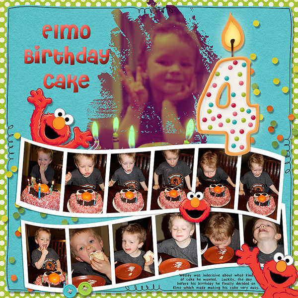 Elmo-cake